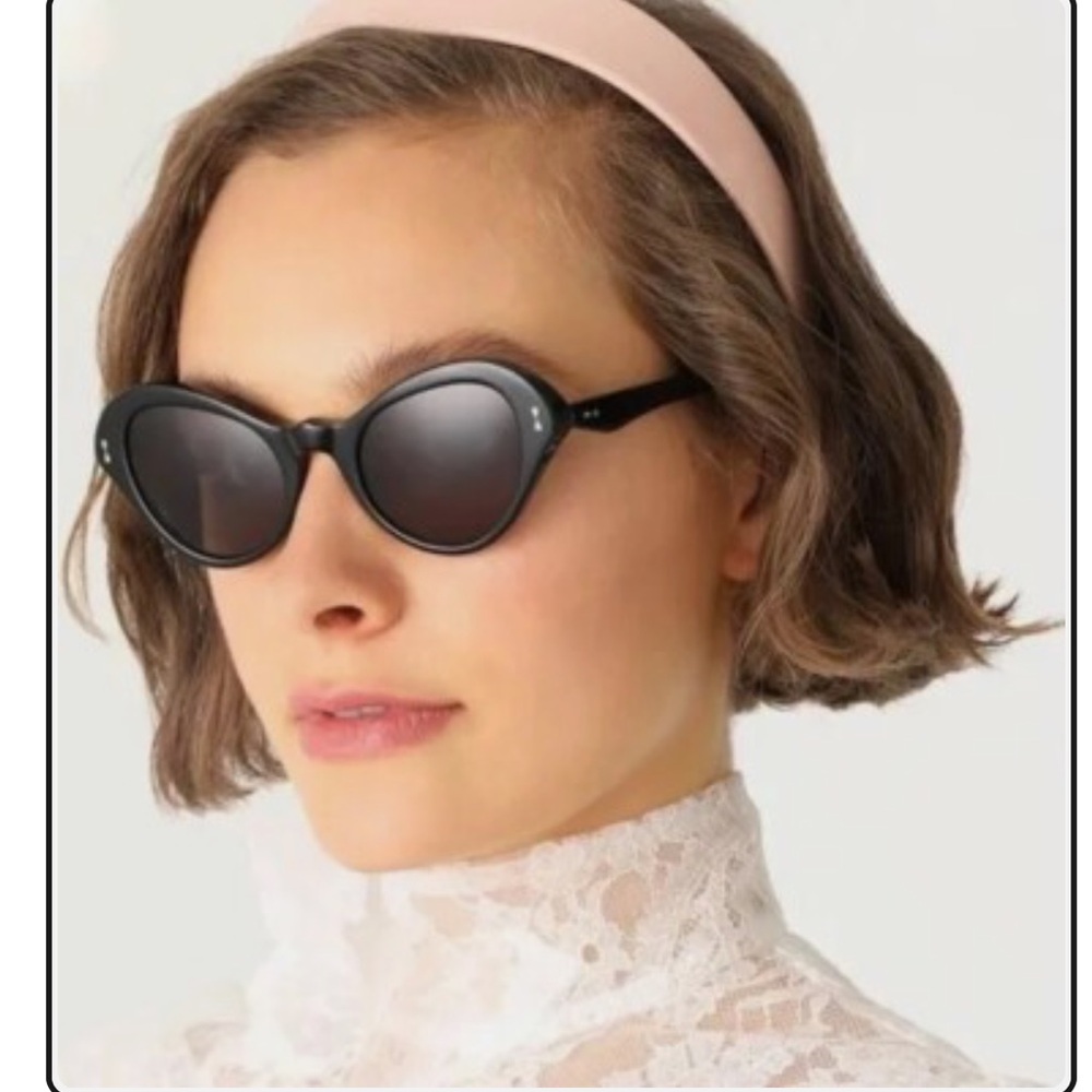 NWT/NIB Zimmermann Black Flutter Cateye Sunglasses - Picture 2 of 9